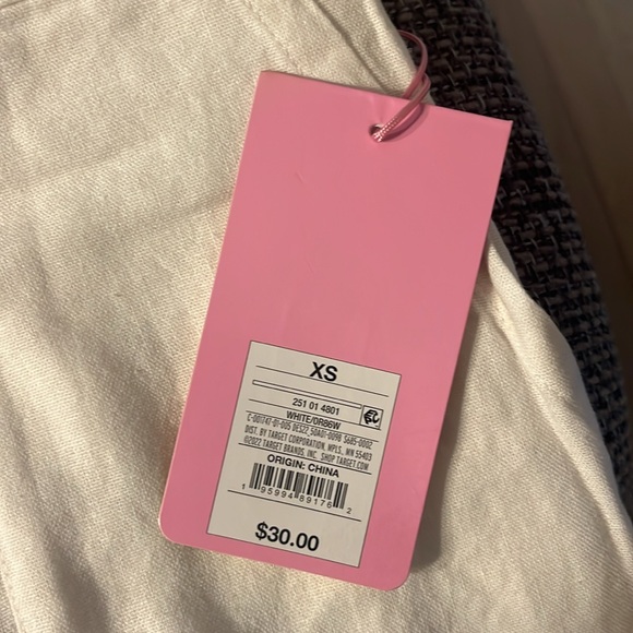 Stony clover /Target collaboration white linen overalls.   X small NWT - Picture 4 of 5